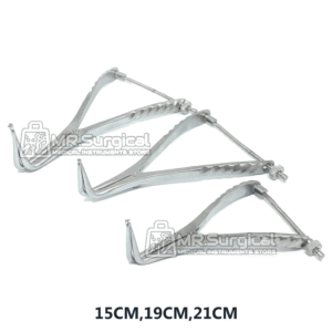 Stifle Distractor with Spinlock 15cm,19cm,21cm Set of 3 Pcs